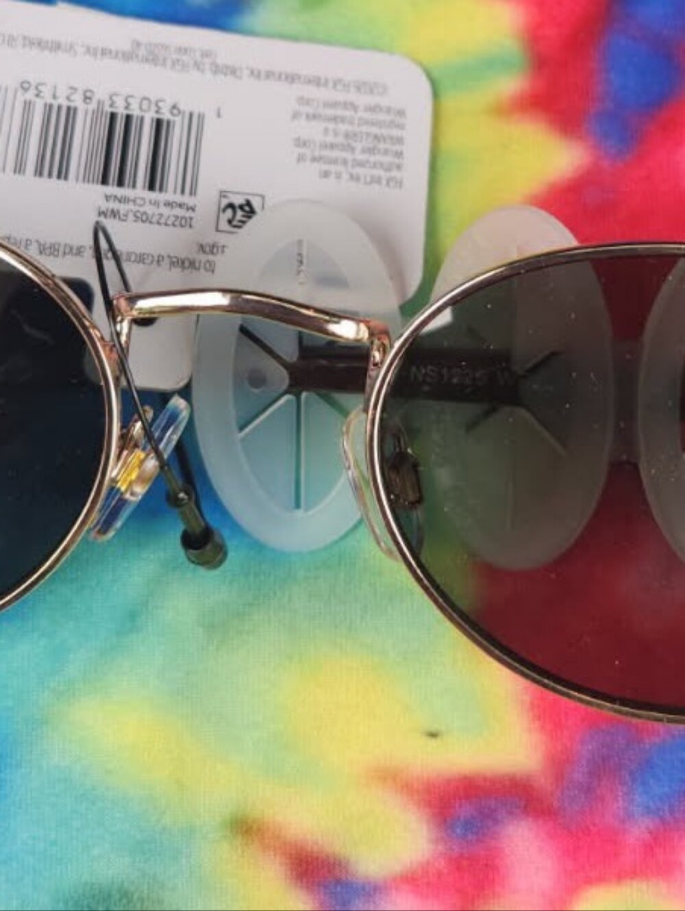 Wrangler Gold Rimmed Sunglasses